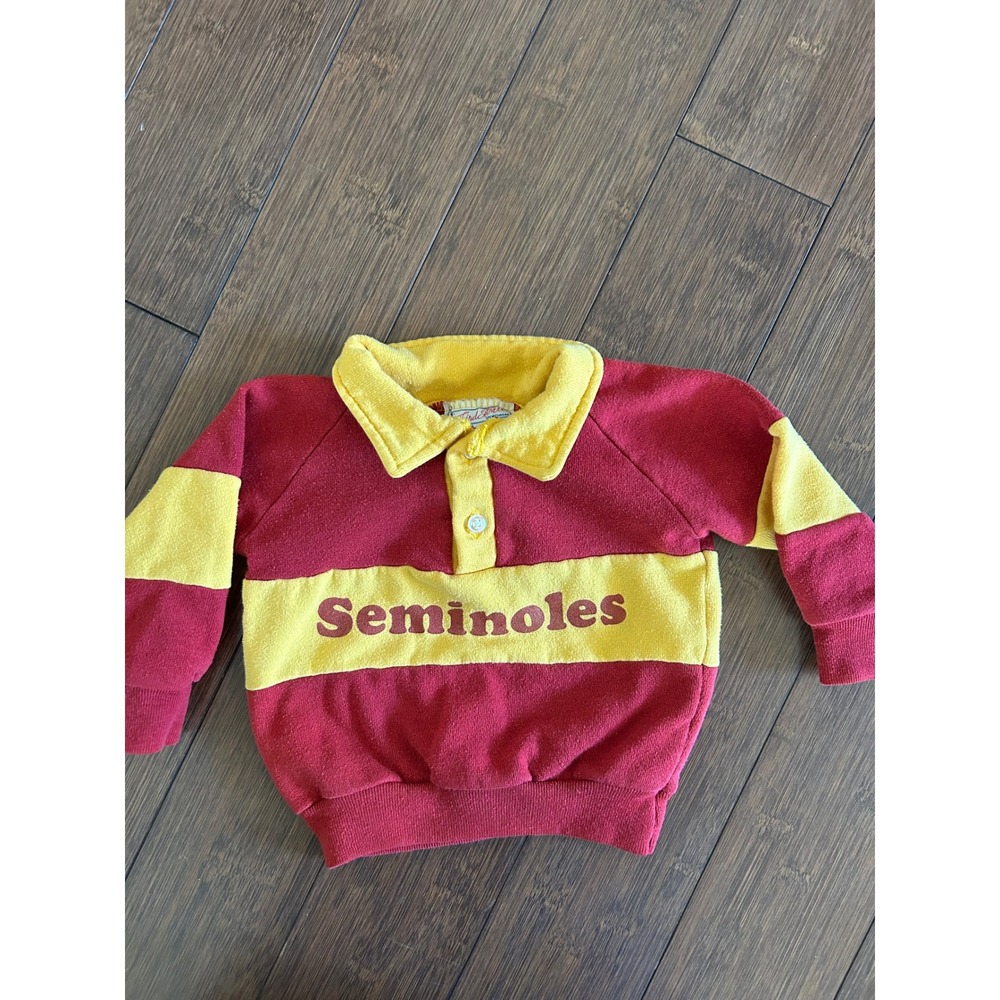 Vintage Third Street Sportswear FSU Seminoles Kids Sweatshirt Size 12M